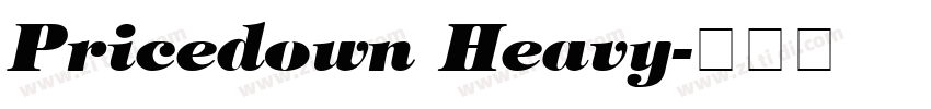 Pricedown Heavy字体转换